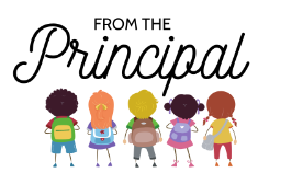 "from the principal" graphic